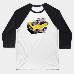 FULL CHARGE Yellow 69 Charger Baseball T-Shirt